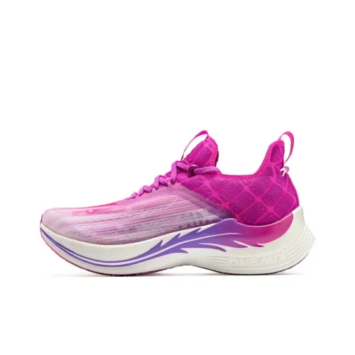 ONEMIX Light Nails Running Shoes Unisex Multicolor Rose Red
