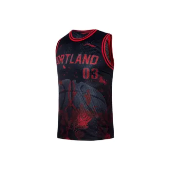 LINING Sports Basketball Collection Basketball Jerseys Men New Standard Black