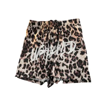 Bubble Trap Casual Shorts Unisex Leopard Print Shorts
