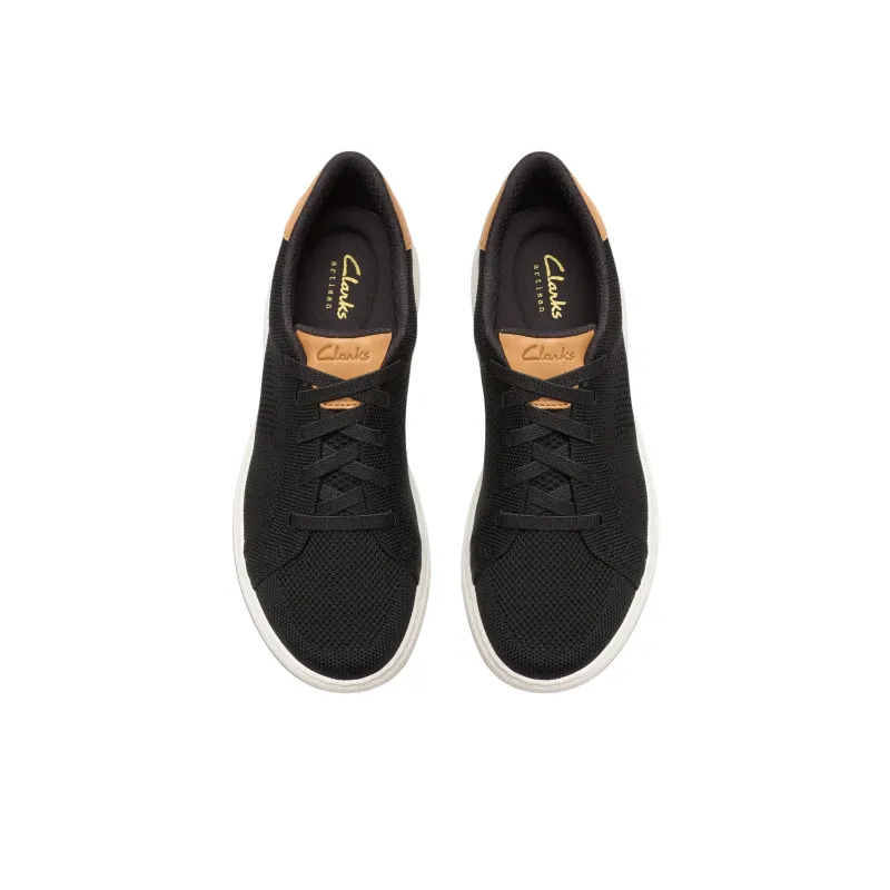 Clarks Nalle Walk Breathable Low Top Casual Shoes Women's Black-3