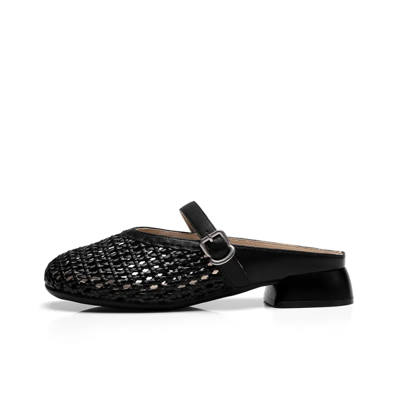 Strongman Closed Toe Slippers Women's Black-0