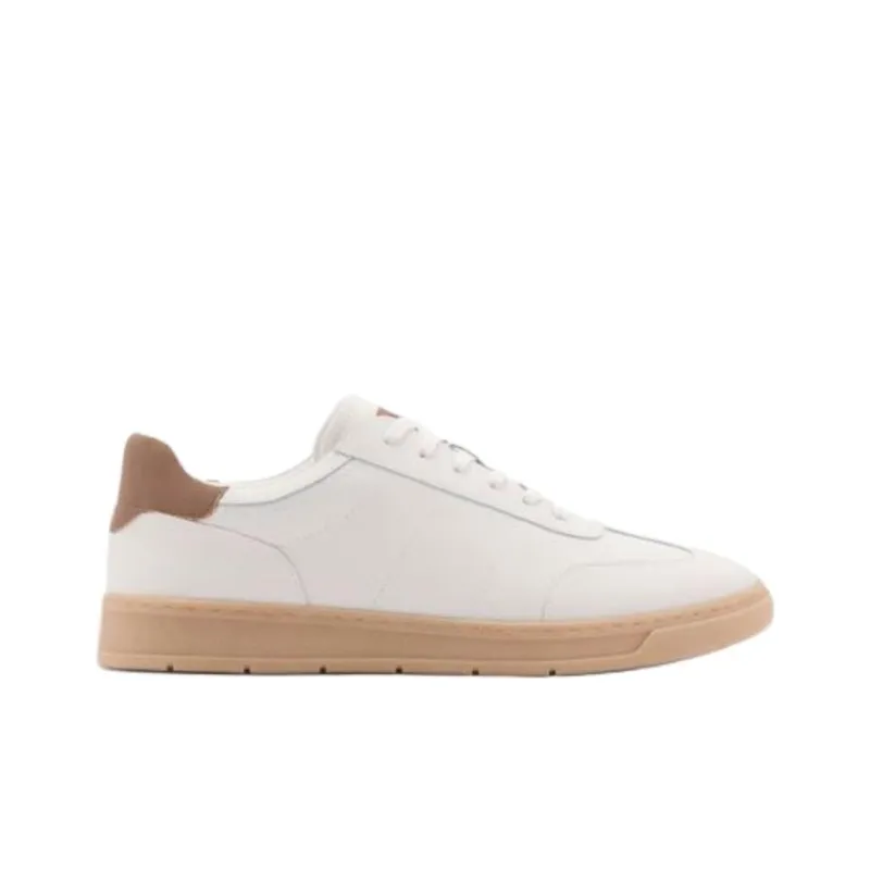 MANGO Low Top Skateboard Shoes Men's White-1