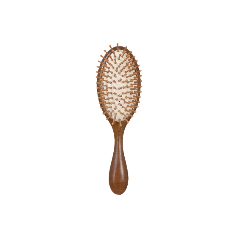 Gentle Welcome Air Cushion Air Bag Static Natural Golden Sandalwood Comb Massage-3