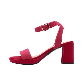 Clarks AmbryLyn Bay One Strap Sandals 7.5cm Women's Fuchsia