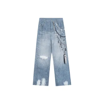 A Chock Jeans Men Blue