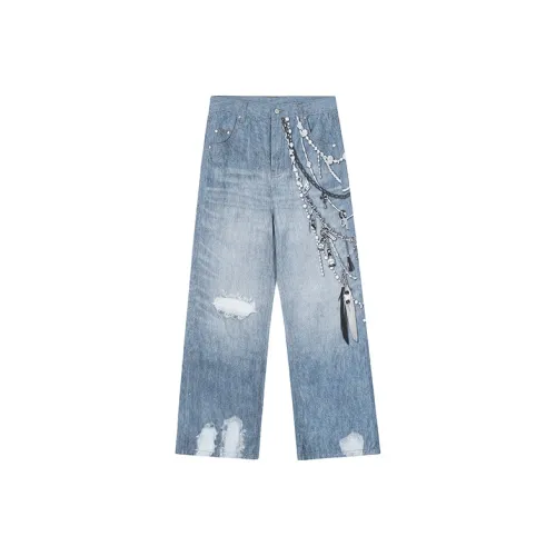 A Chock Jeans Men Blue