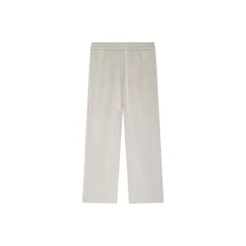 Nice Rice Casual Pants Unisex Khaki Gray