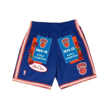 Mitchell Ness Casual Shorts Men Blue