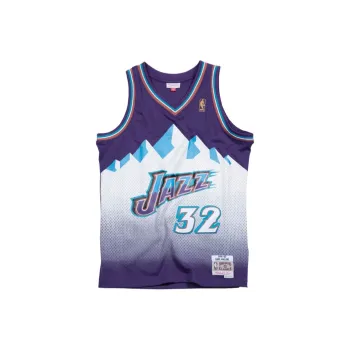 Mitchell Ness Utah Jazz Road 1996 97 Karl Malone Swingman Jersey