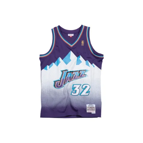 Mitchell Ness Utah Jazz Road 1996 97 Karl Malone Swingman Jersey