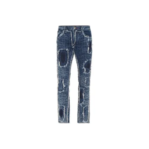 PURPLE BRAND Vintage Indigo Destroy Boot Vintage Indigo