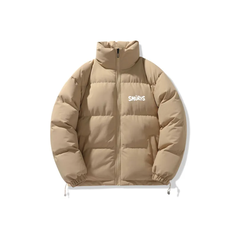 The Smurfs Puffer Jacket Unisex Black-6