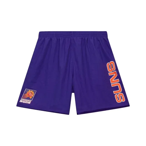 Mitchell Ness Casual Shorts Men Purple