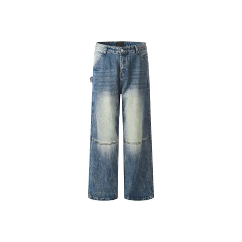 GBXM Jeans Unisex Vintage Blue