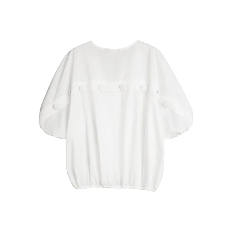 ELLE Shirts Women's White-1