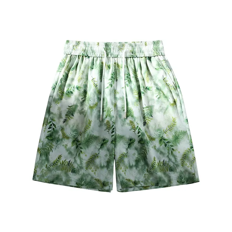 GSUE Casual Shorts Summer Unisex Taihu Green-0