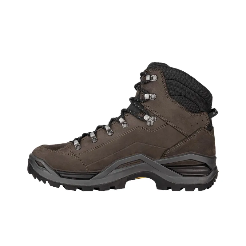 Lowa Renegade Anti Slip Wear Resistant Mid Top Hiking Shoes Men's Umber-1