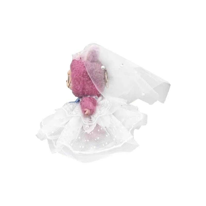 [Modified Doll] POP MART Labubu THE MONSTERS Heartbeat Macaron Collection Dream Wedding, Cute Hang Tag Box 17cm-6