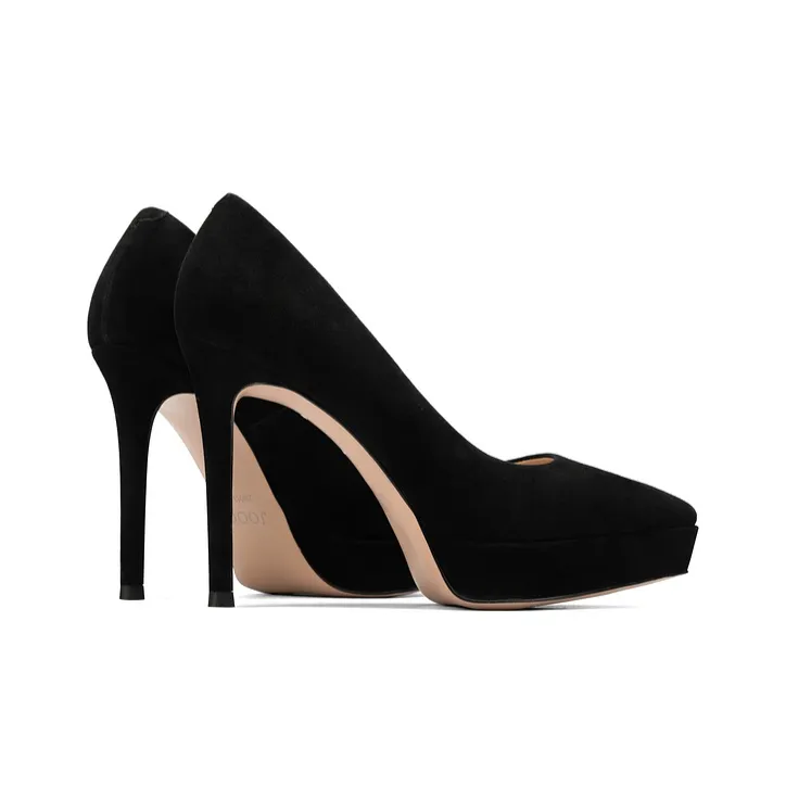 JOOC Slim Heel High Heels 11CM Women's Classic Black-2