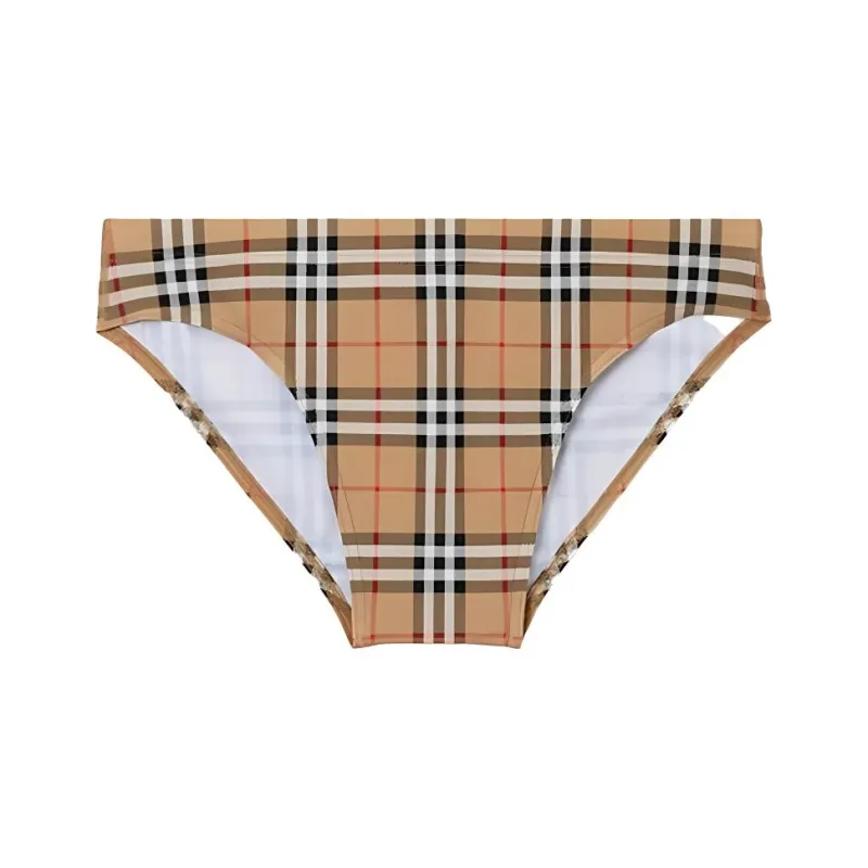 Burberry Swimming Shorts Men's Brown-0