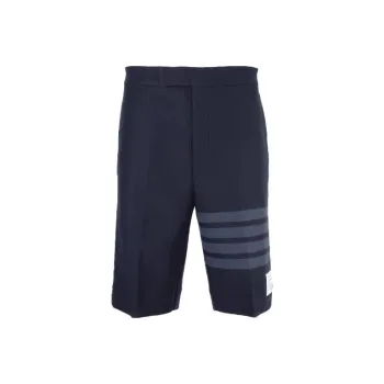 THOM BROWNE 4 Bar Striped Bermuda Shorts