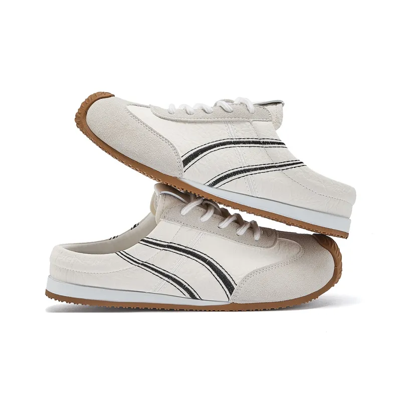La Chapelle Slip Resistant, Abrasion Resistant, Lightweight Low Top Casual Shoes Women's Beige-4