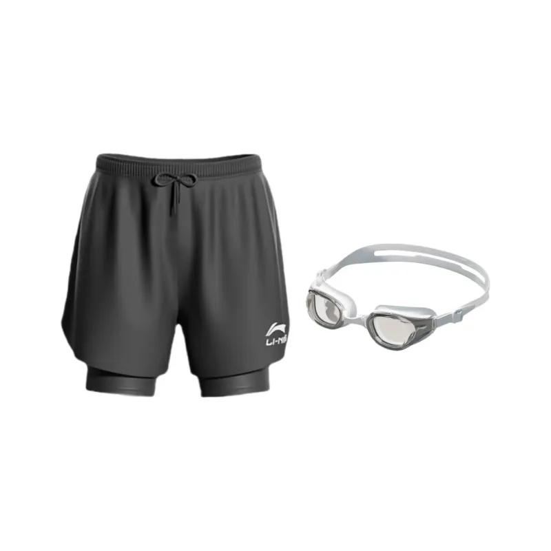 LiNing Swimming Shorts Men's Black-175