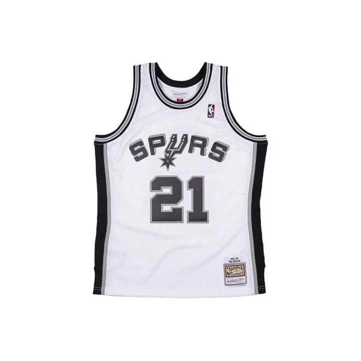 Mitchell & Ness San Antonio Spurs 1998 99 Tim Duncan Swingman Jersey-0