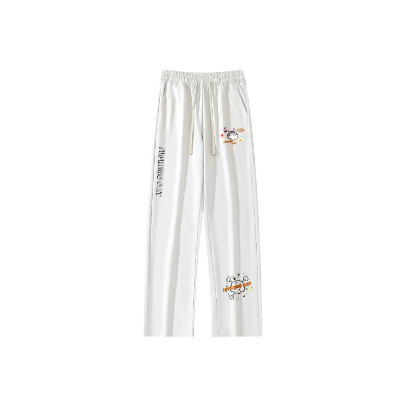 Supremo Cat Casual Pants Unisex-2