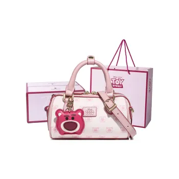 Disney Strawberry Bear Series Pvc Crossbody Bag, Shoulder Bag, Handbag Regular Women's Multicolor