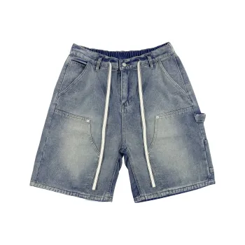 FONDLOOK Workwear Denim Shorts Men's