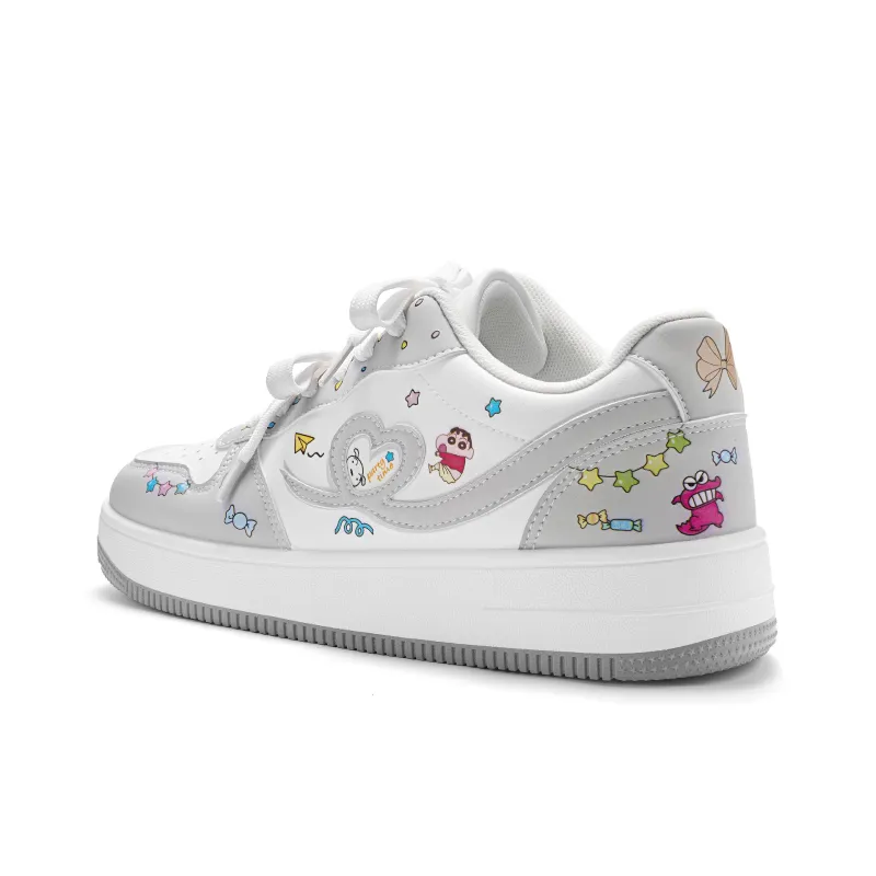 Crayon Shinchan Anti Slip Wear Resistant Low Top Skateboard Shoes Unisex-18