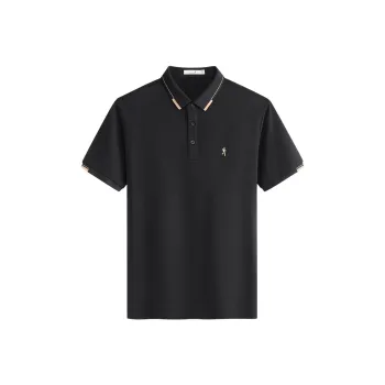 Dance With Wolves Polo Shirt Men's Black 001