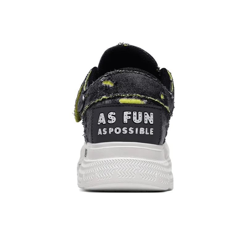 Q AND Cushioning Coverage Height Increasing Abrasion Resistant Low Top Skateboard Shoes Unisex-32