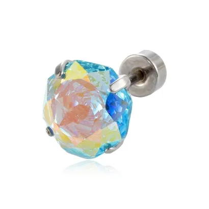 KwOnline Titanium Steel Stud Earrings Unisex-0