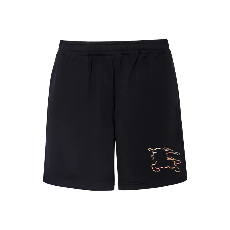 Burberry Check Ekd Cotton Shorts-0