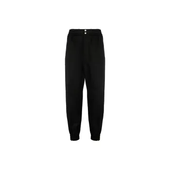 Alexander McQueen Mid Rise Tapered Leg Trousers