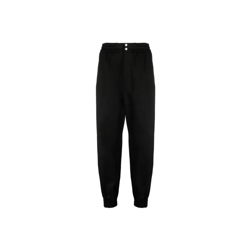 Alexander McQueen Mid Rise Tapered Leg Trousers-0