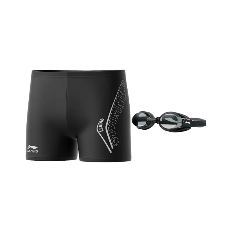 LiNing Swimming Shorts Men's Black-35