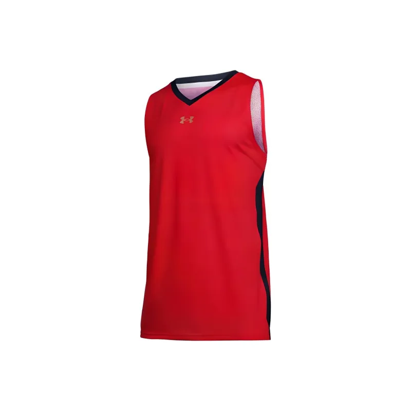 Under Armour Basketball Jerseys Men Red-0