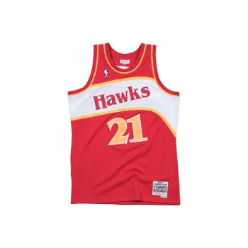 Mitchell Ness Atlanta Hawks Road 1986 87 Dominique Wilkins Swingman Jersey
