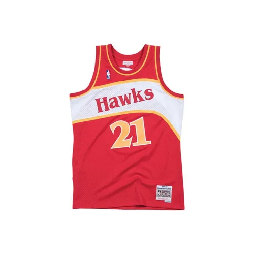 Mitchell Ness Atlanta Hawks Road 1986 87 Dominique Wilkins Swingman Jersey