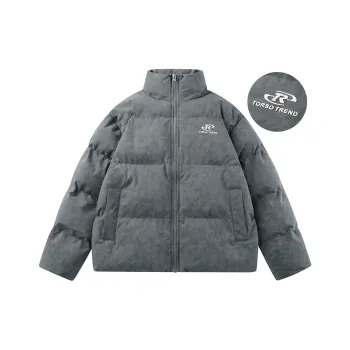 Torso Puffer Jacket Unisex Dark Gray