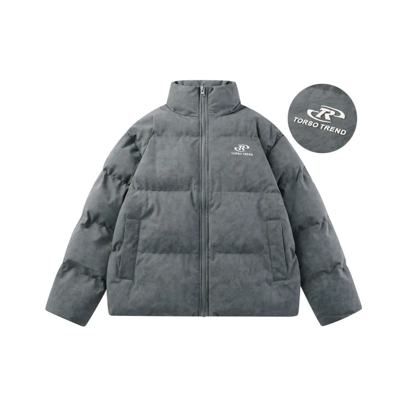 Torso Puffer Jacket Unisex Dark Gray-0