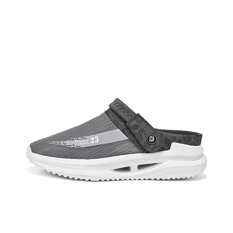 JEANSWEST Rubber Sole Closed Toe Slippers Men's-0