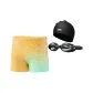 Clothing Sets (Swimming Shorts+Swim Goggles+Swimming Cap)