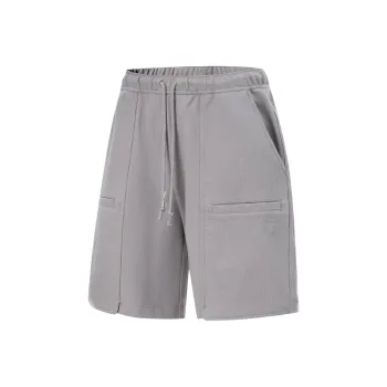 LiNing x CHENGLONG LIANMINGKUAN Kung Fu Casual Shorts Men's Frost Gray