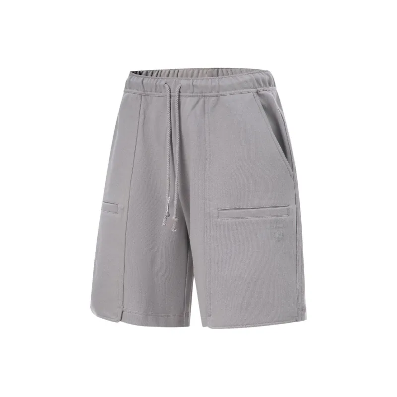LiNing x CHENGLONG,LIANMINGKUAN Kung Fu Casual Shorts Men's Frost Gray-0