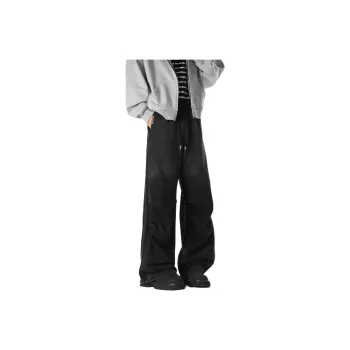 HONOR OF KINGS Casual Pants Unisex Washed Black
