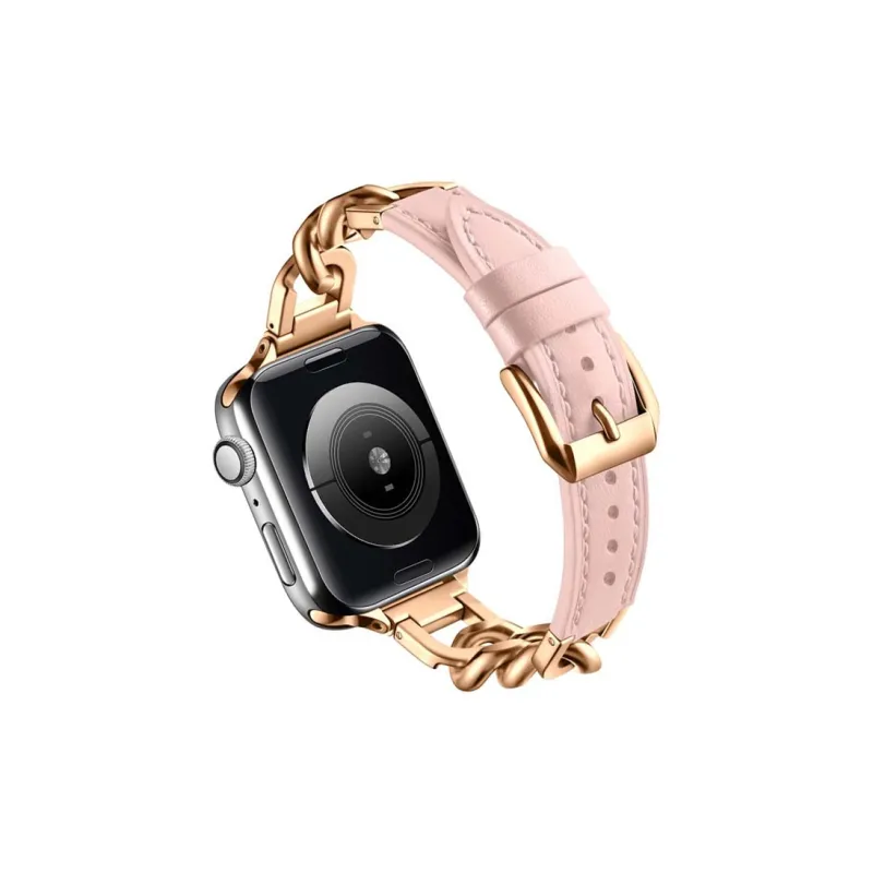 ZHENGGUANG Watch Band Apple Compatibility Genuine Leather Material-40